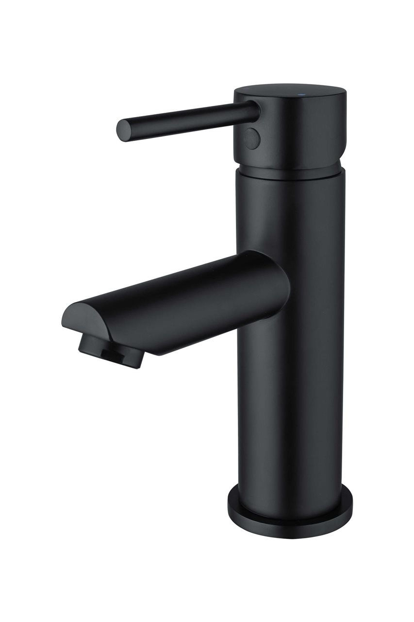 Matte Black Single Lever Basin Mixer Tap