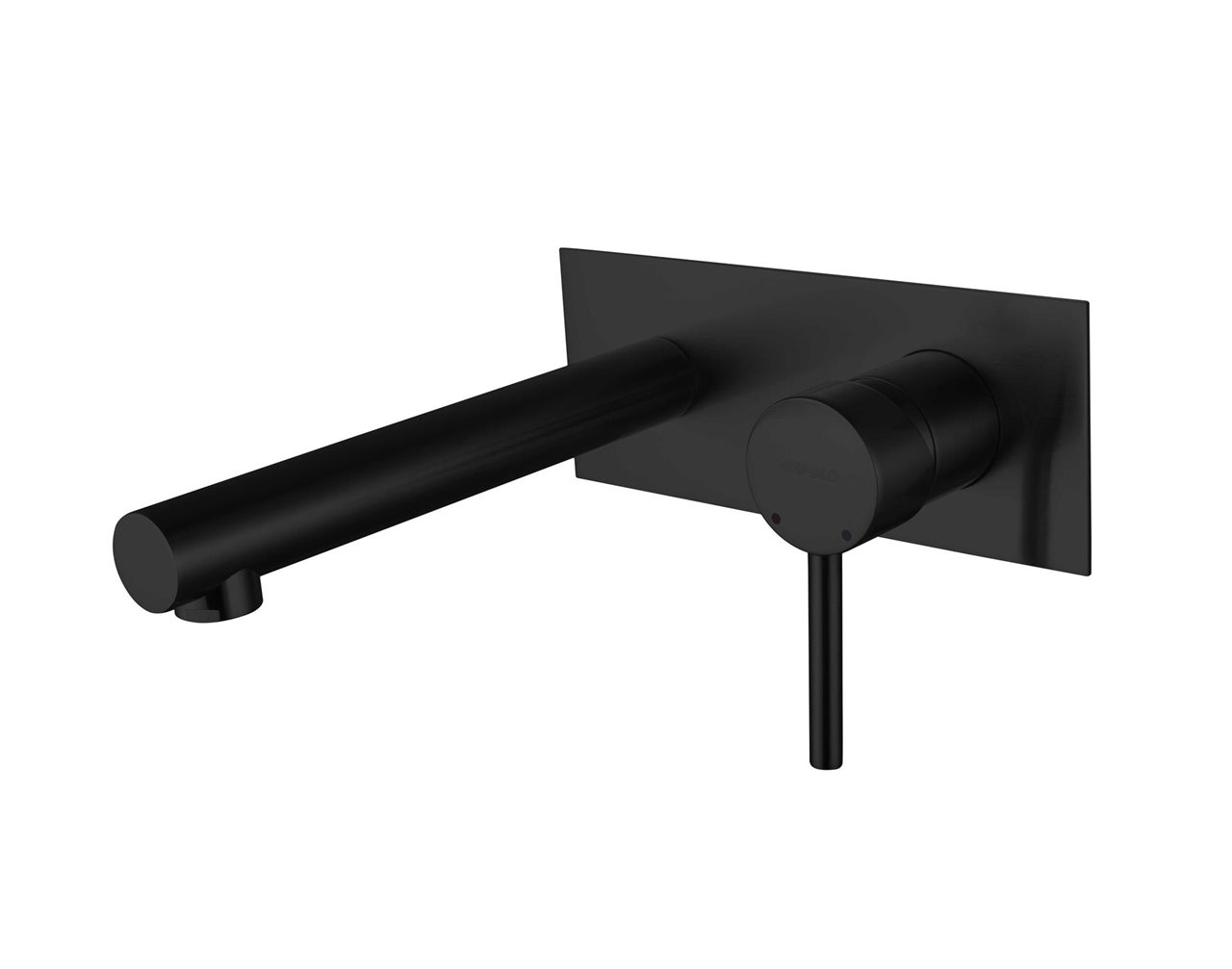 Matte Black Wall Mount Basin/Bathtub Mixer Set