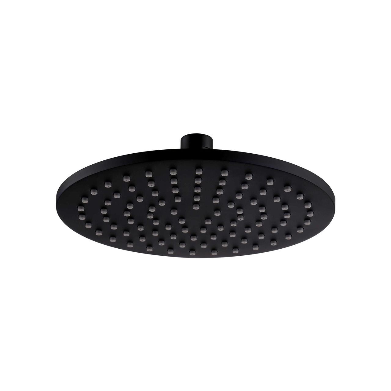 Chrome Ultrathin Shower Head Round 250mm Brass Construction