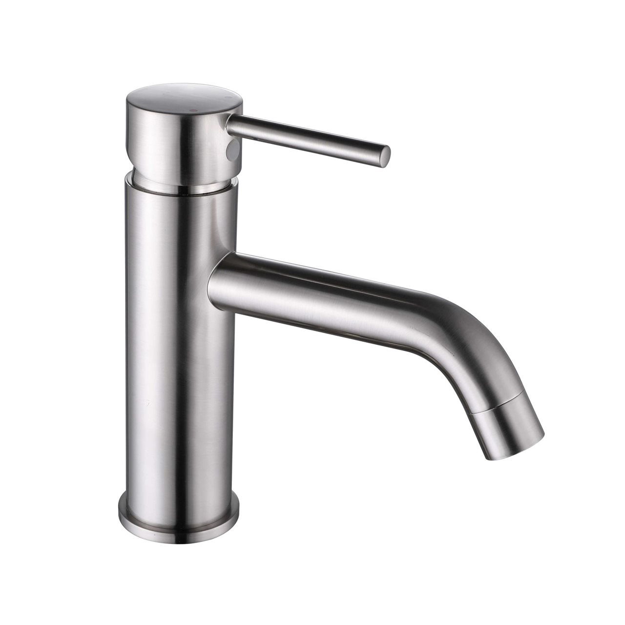 Brushed Nickel Basin Mixer Tap