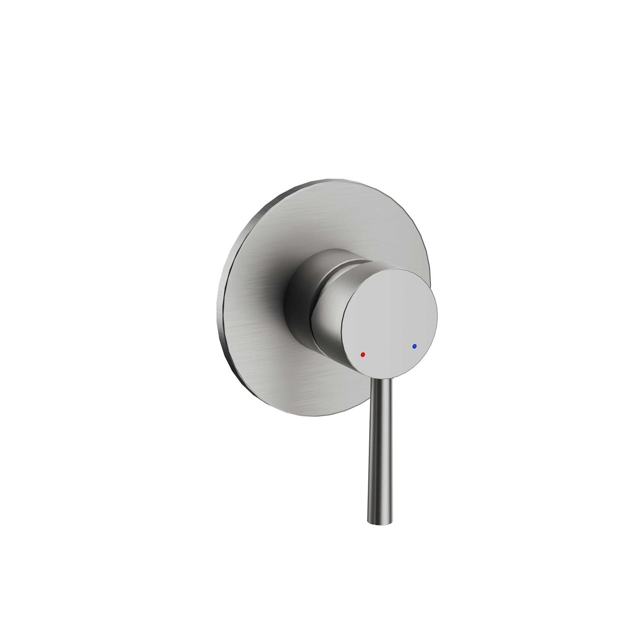 Brushed Nickel Single-Function Shower Mixer