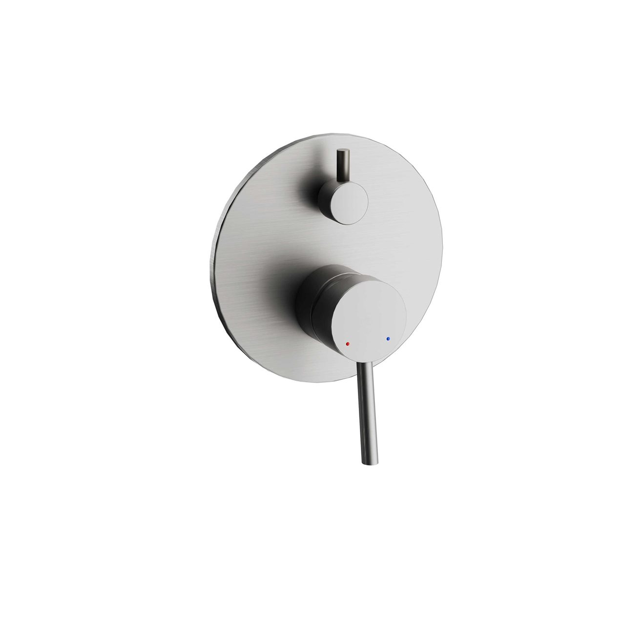 Brushed Nickel Shower Mixer with Diverter Thumbnail