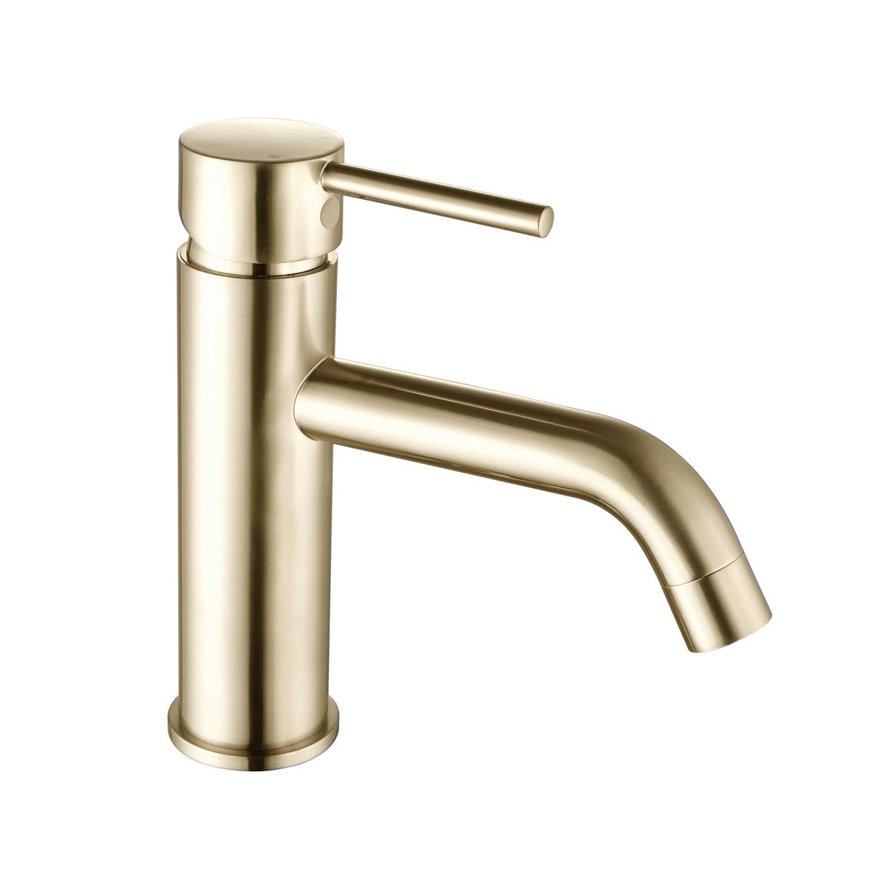 Brushed Gold Basin Mixer Tap