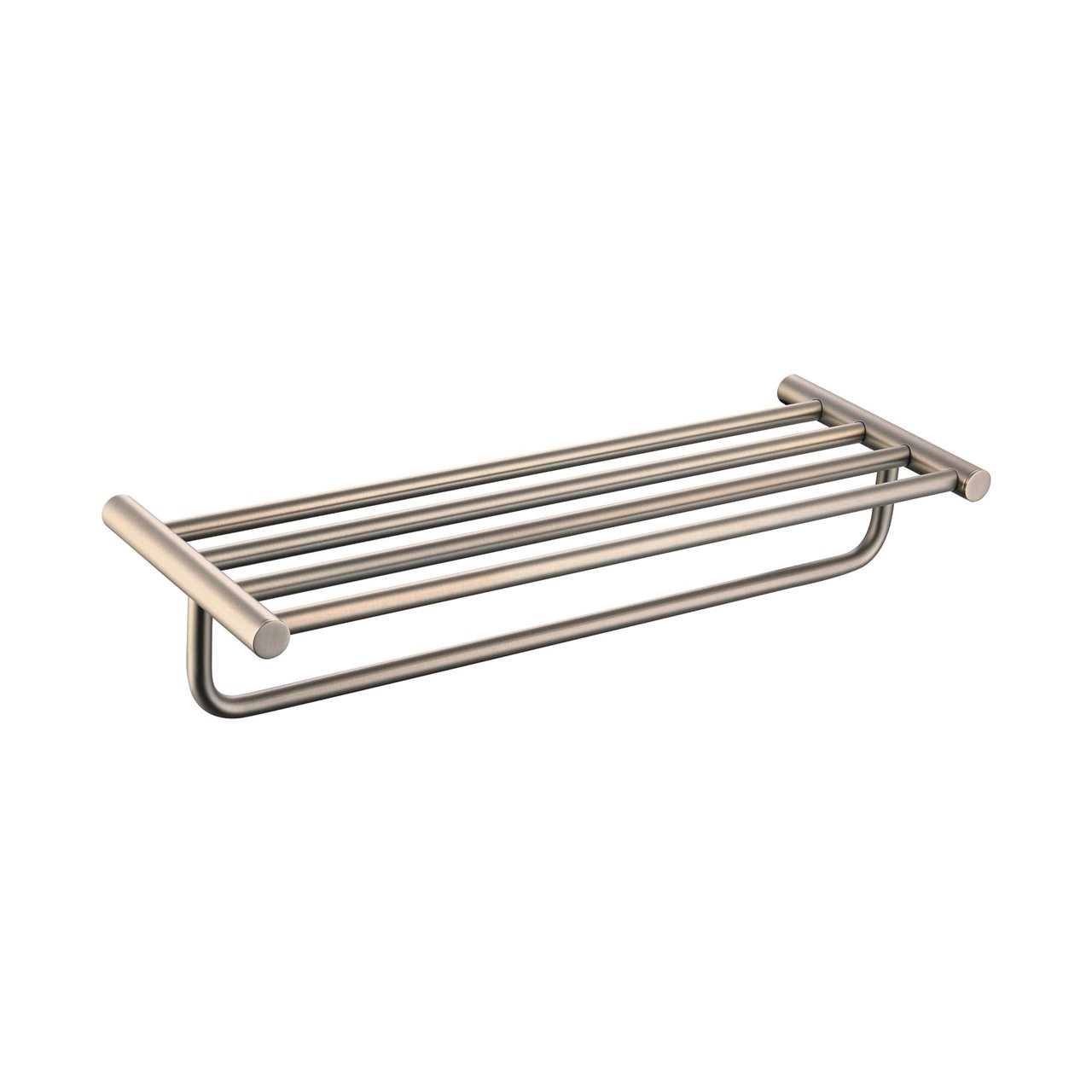 Brushed Gold Triple Towel Rail Rack