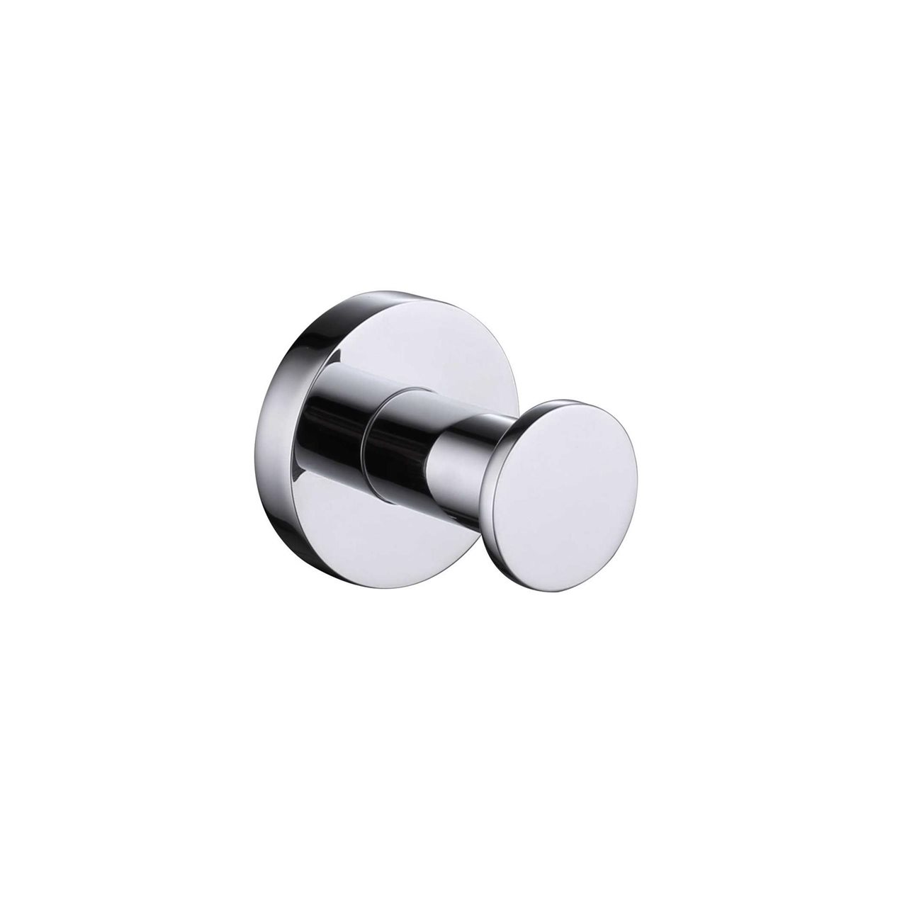 Chrome Single Robe Hook Brass Construction & Stainless Steel