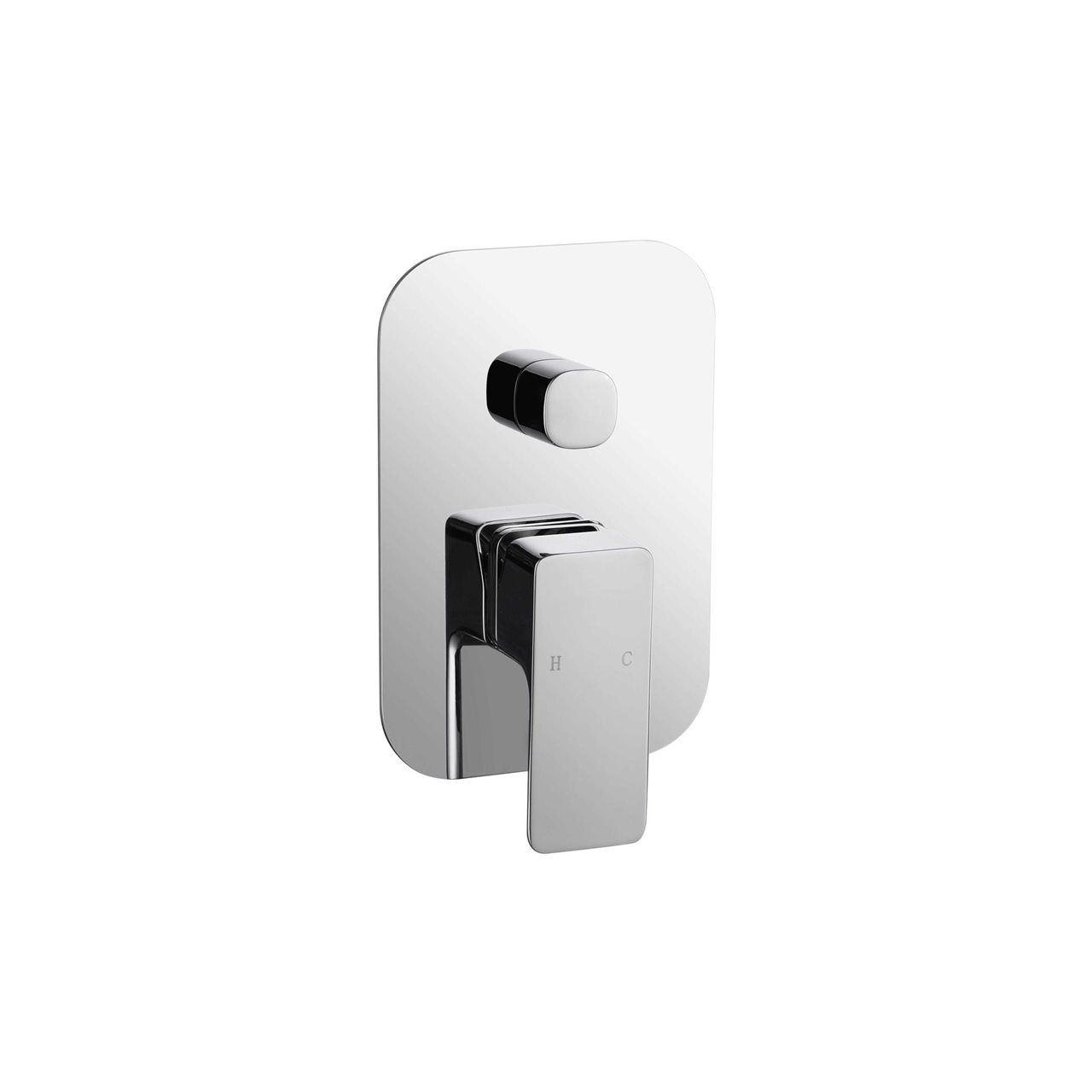Chrome Shower Mixer with Diverter