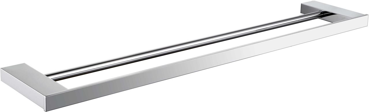 Chrome 60cm Double Towel Rail