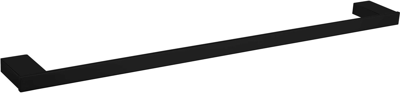 Matte Black 60cm Single Towel Rail