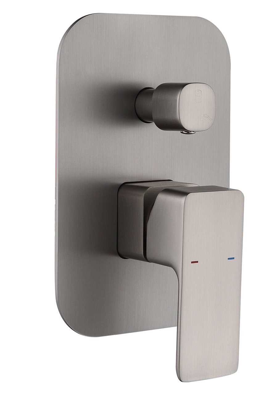Gun Metal Shower Mixer with Diverter