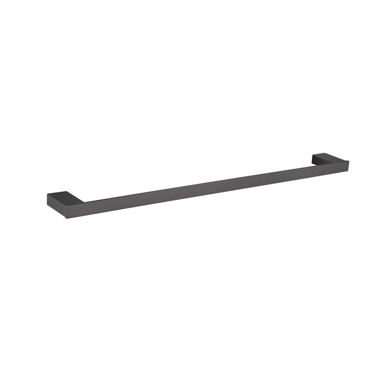 Gun Metal 60cm Single Towel Rail