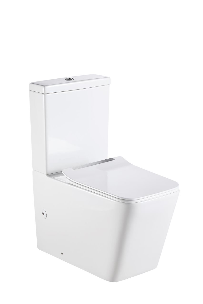 Quadrata Toilet Suite, Modern Rimless Flush Design, Geberit Mechanism Thumbnail
