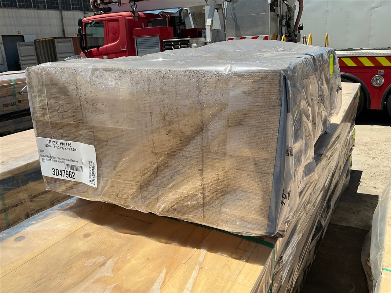 LVL Pack - 150 x 63 - E13.2 - H2 S - 20 @ 1.2M.- 24 Lin Metres - Pack Number 3D47962