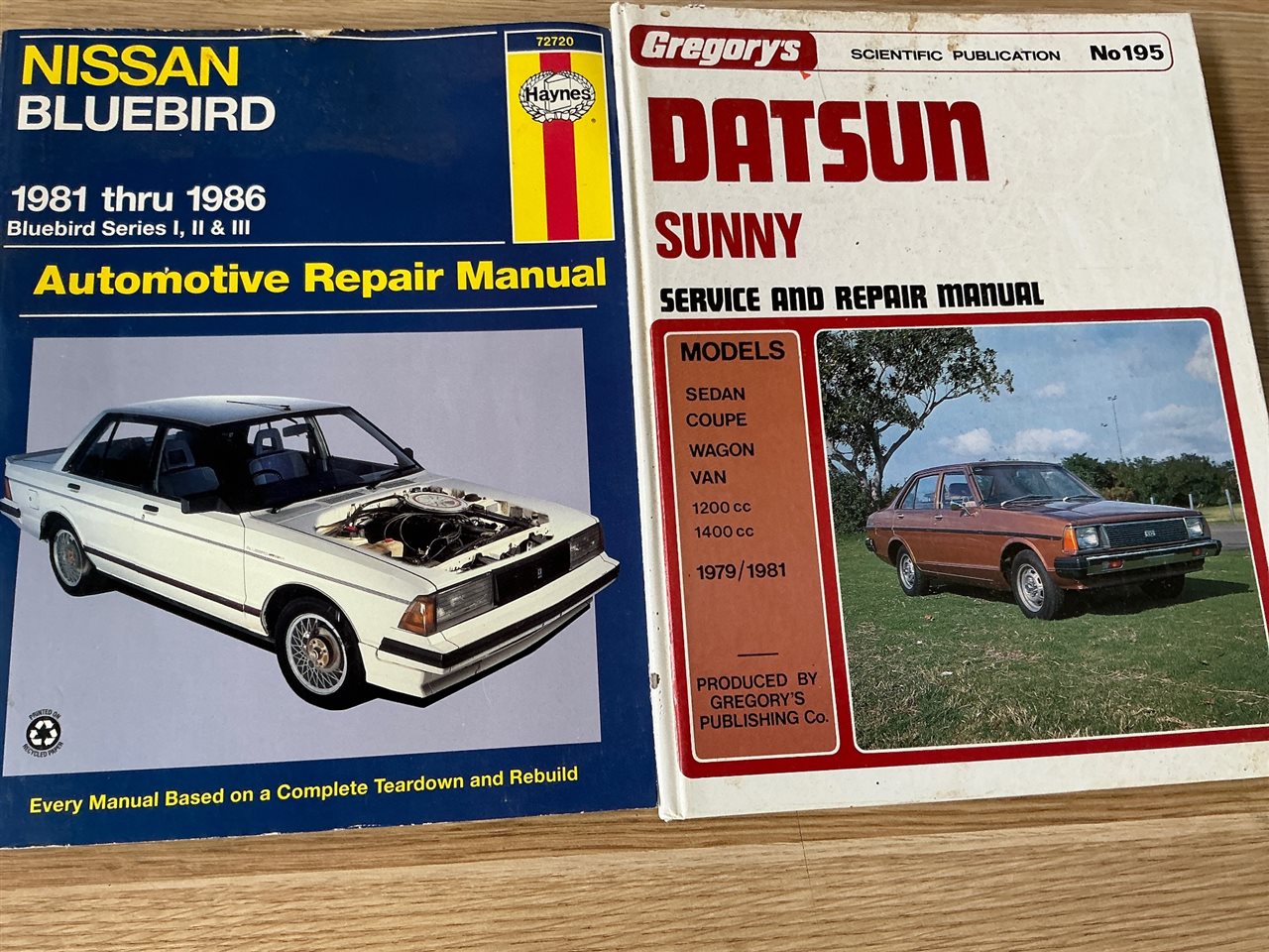 Nissan Bluebird 1981 -1986 and Datsun Sunny Workshop Manuals