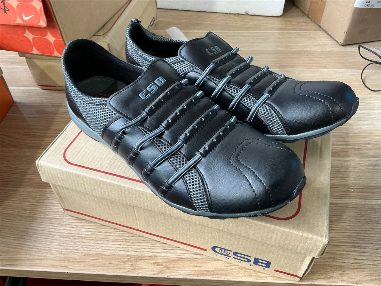 Shoes Black/ Grey - Size USA 91/2 - EUR 45