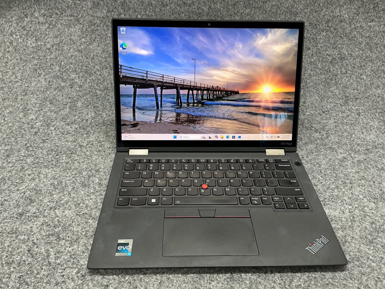 LENOVO 21AW0026AU ThinkPad X13 Yoga Gen 3 - Intel Core i5-1235U, 16 GB RAM, 512GB NVMe SSD with Adapter