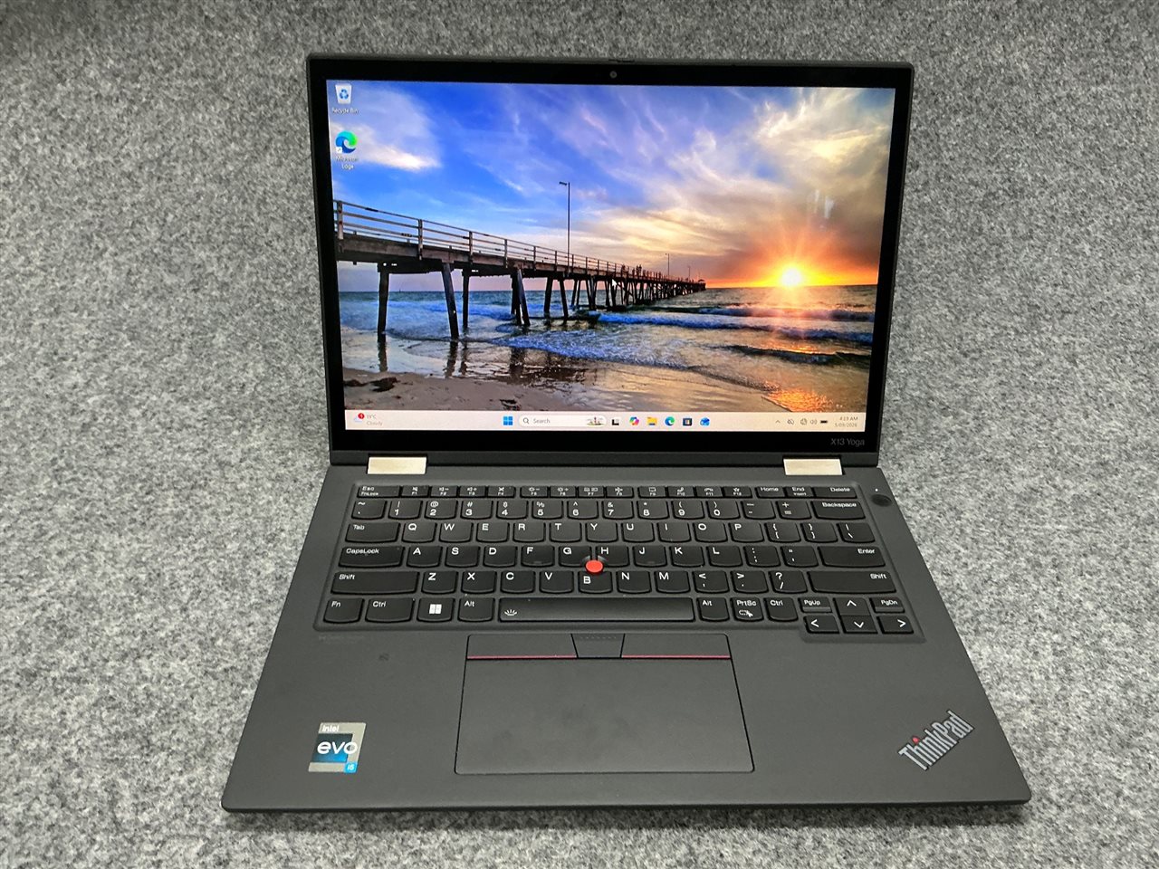 LENOVO 21AW0026AU ThinkPad X13 Yoga Gen 3 - Intel Core i5-1235U, 16 GB RAM, 512GB NVMe SSD with Adapter