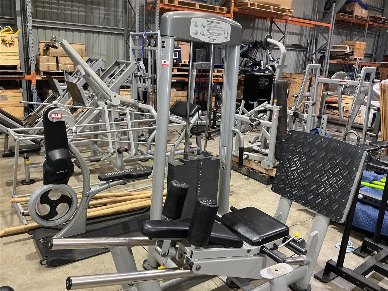 Synergy Omni Leg Press, Seated and Horizontal, By Calgym