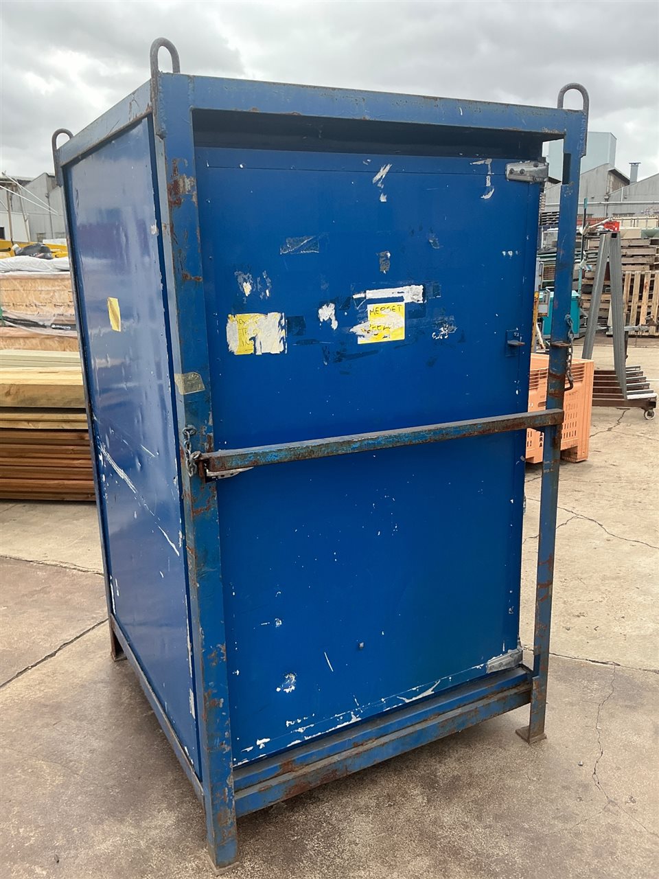 Portable Food Transport Container- Insulated- with Fork lift or Crane Lift  Steel Frame - 1200 x 1200 x 2000 mm high