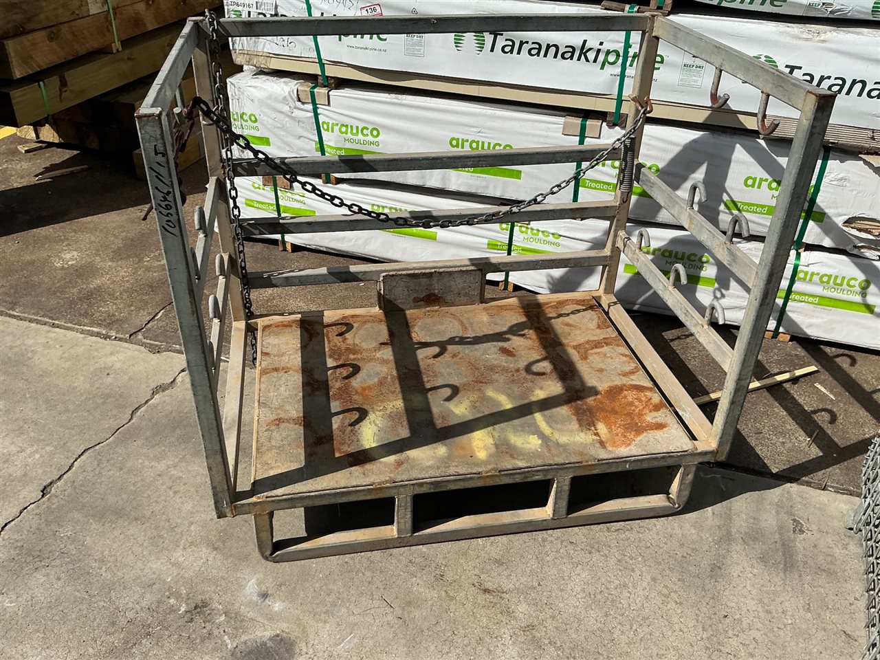 Steel Gas Bottle Stillage-  1250 x 900 x 1150mm H