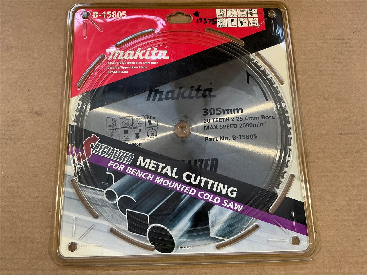 MAKITA Metal Cutting Circular Saw Blade -305 mm
