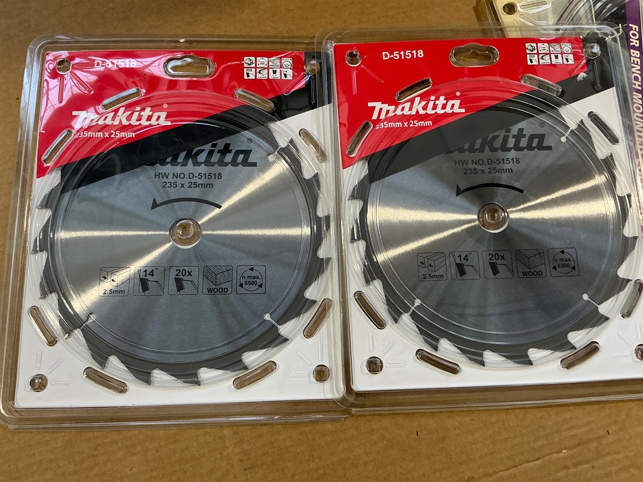 MAKITA Timber Circular Saw Blades  -235 mm - Quantity of 2