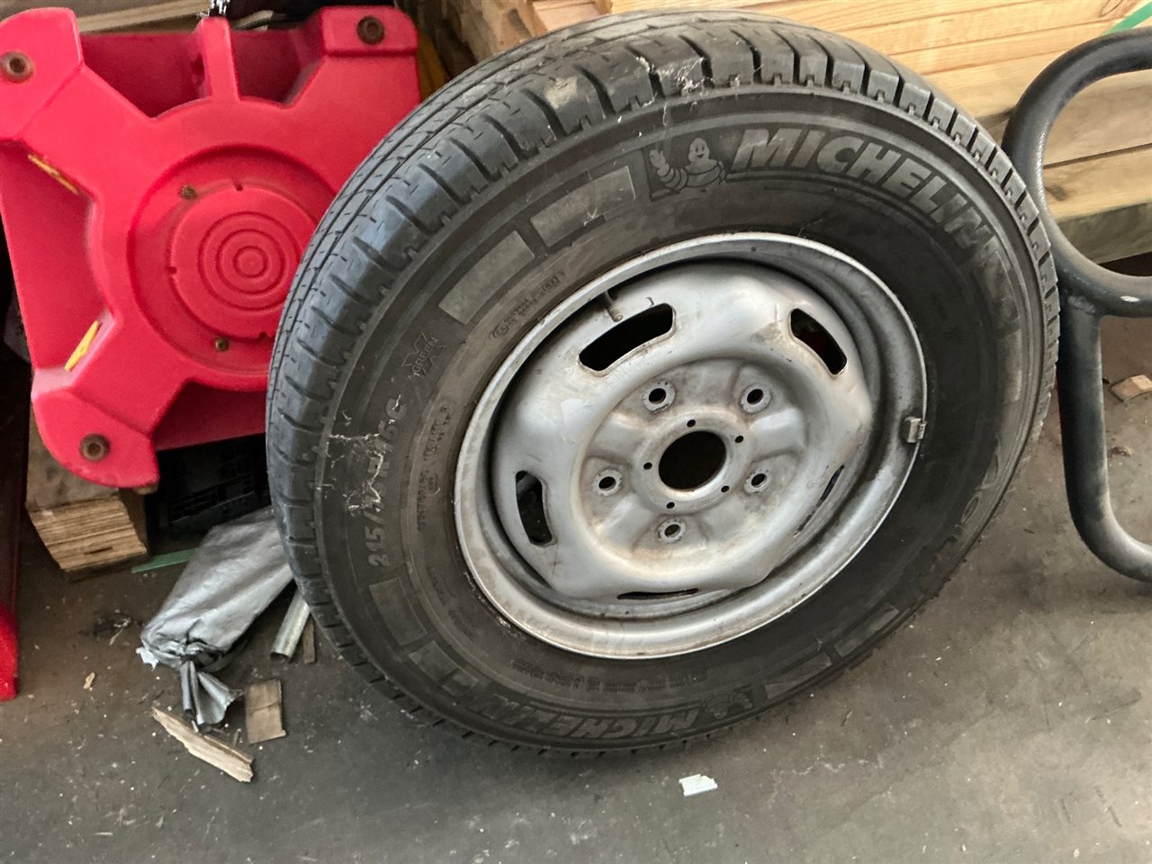 Spare Wheel with Michelin 215/ 75R -16” Tyre