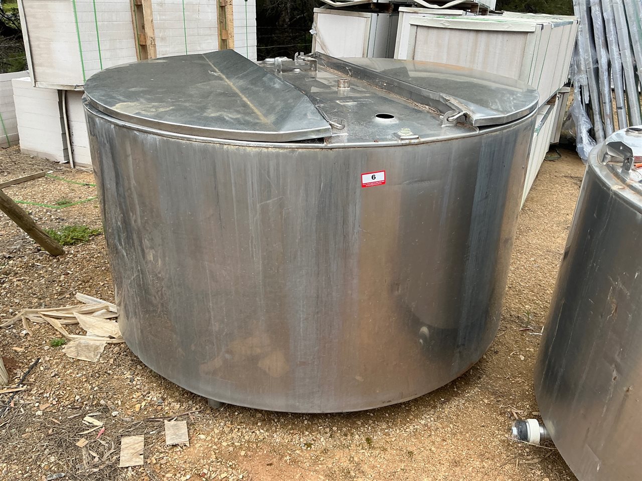 Stainless Steel Milk Vat-  1900 x900 mm High   (Collect From Penfield  Gardens )
