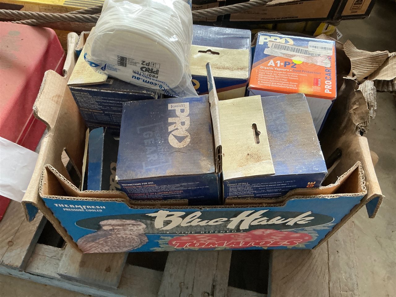 Quantity of Respirator Filters  ( Collect From Penfield Gardens )
