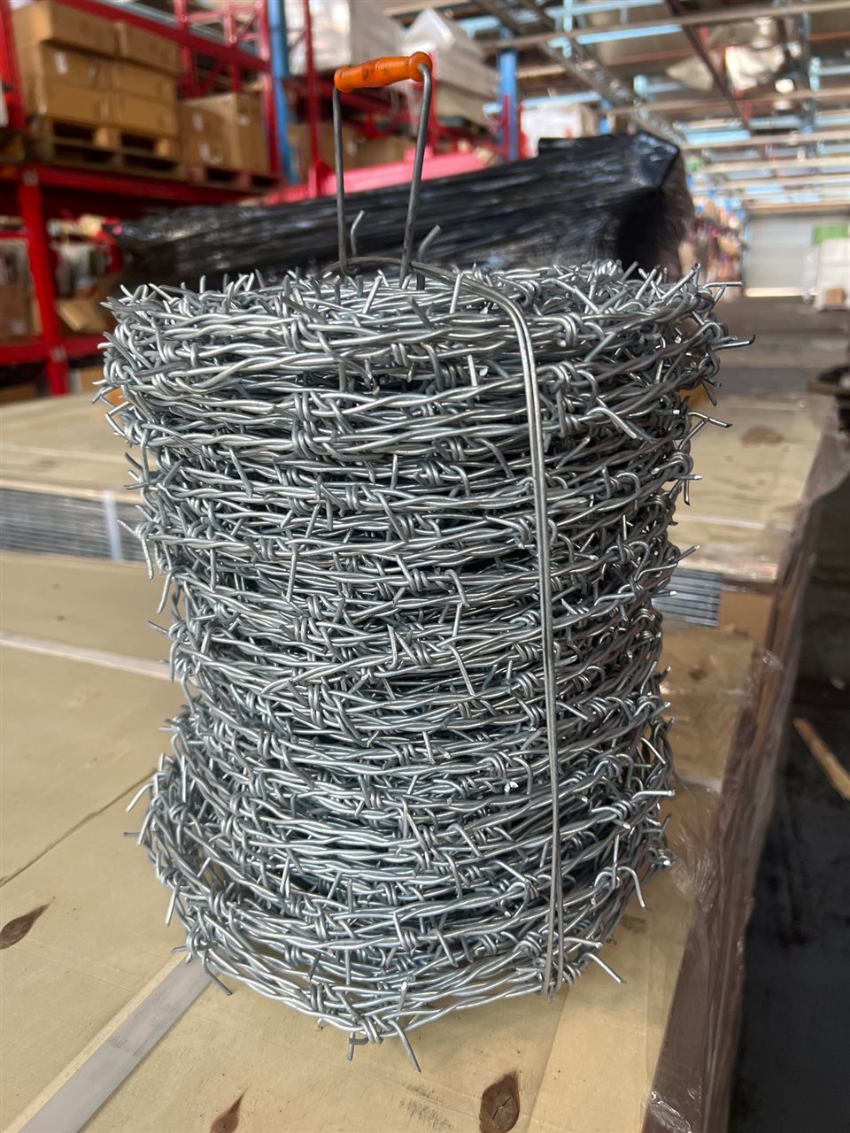 Heavy Duty Barbed Wire 2.0mm Thick Wire Heavy Galvanised HDG 100m Roll with Hand Irp $60+