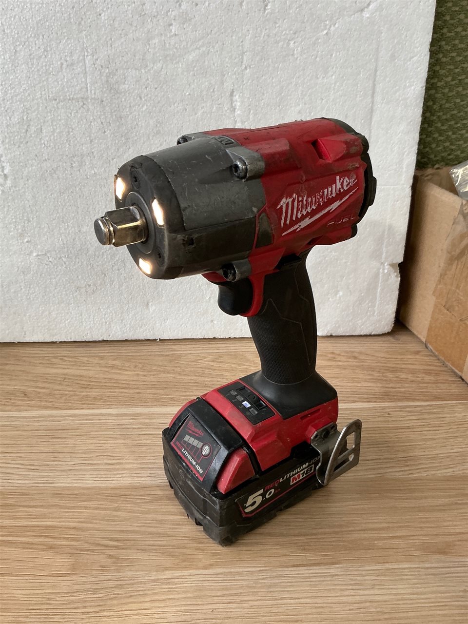 Milwaukee Cordless 18 V Wrench Gun -½ “ with Battery