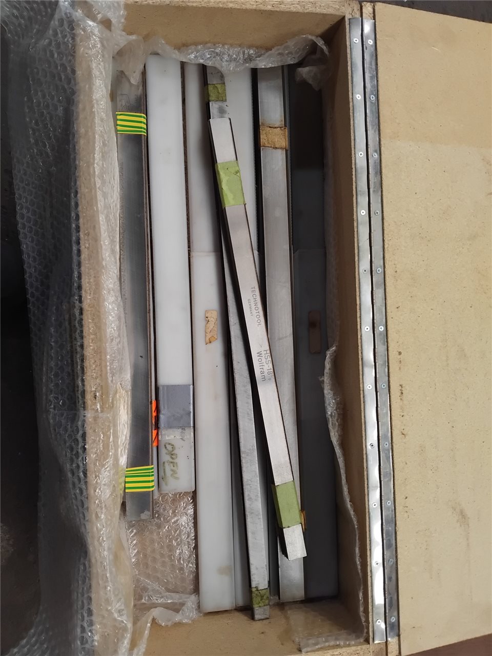 Thicknesser Planer Knives, Qty 3 x 620mm 4 Blade Sets, Qty 3 x 500mm 4 Blade Sets - ( Collection From Blair Athol)
