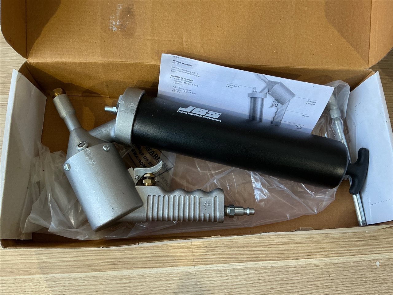 JBS Air Operated Grease Gun