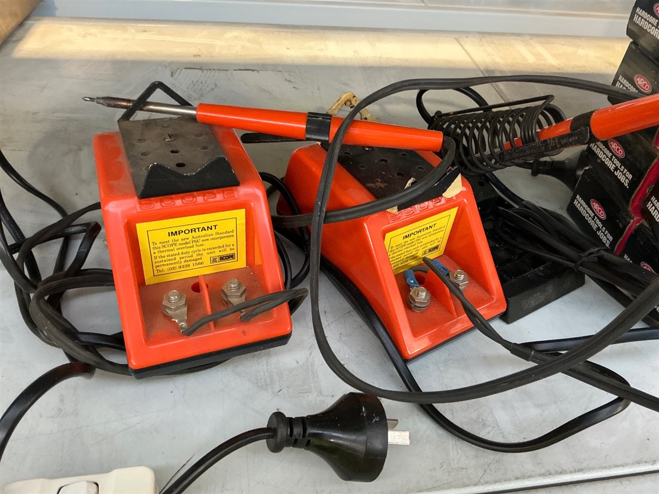 Scope Soldering Stations -Quantity of 2 - Not Tested
