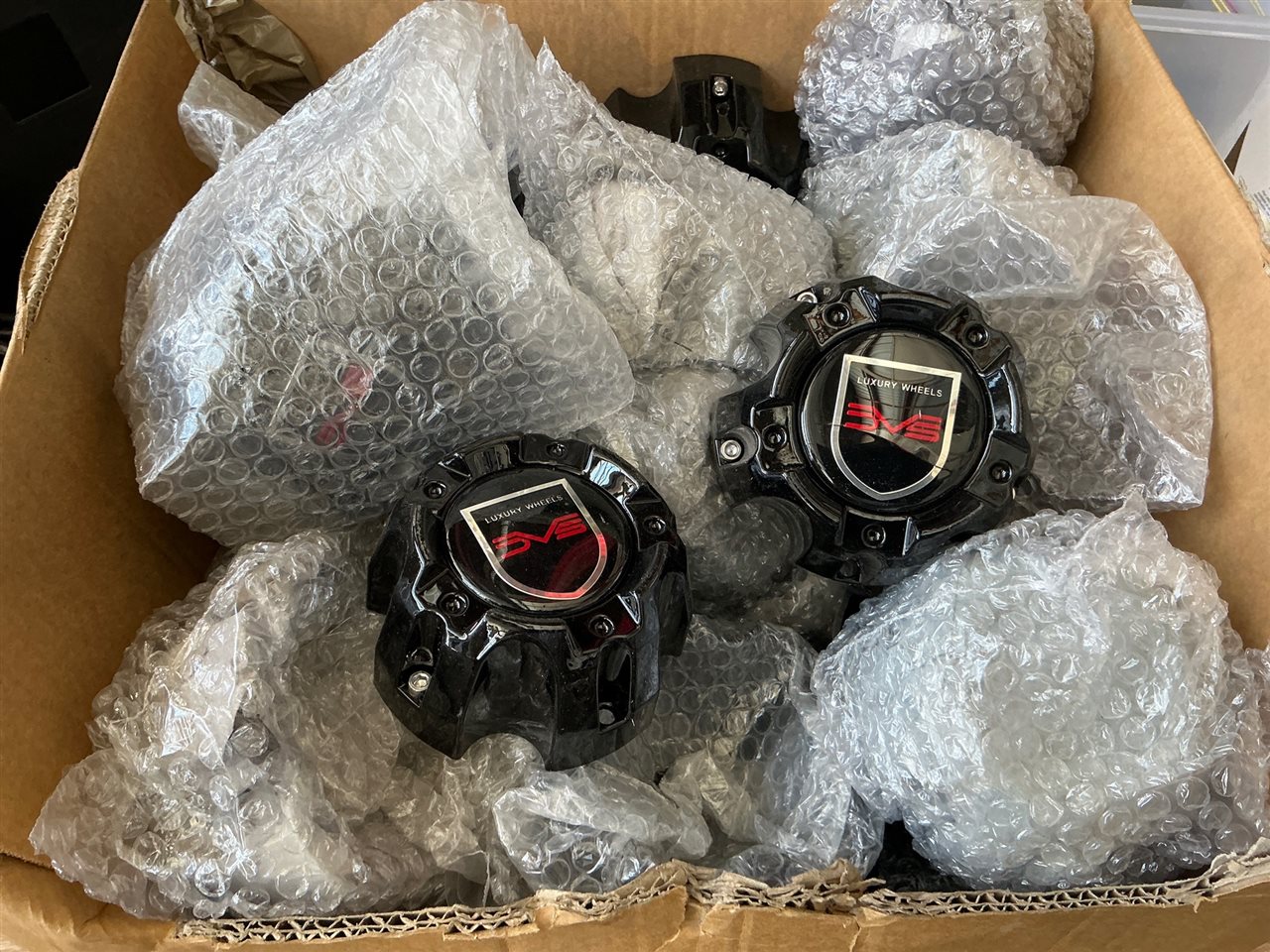 Carton of Wheel Caps, Approx Box of 40