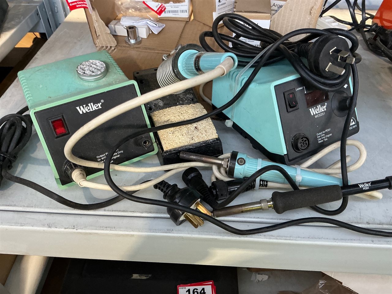Weller Soldering Stations -Quantity of 2 - Not Tested
