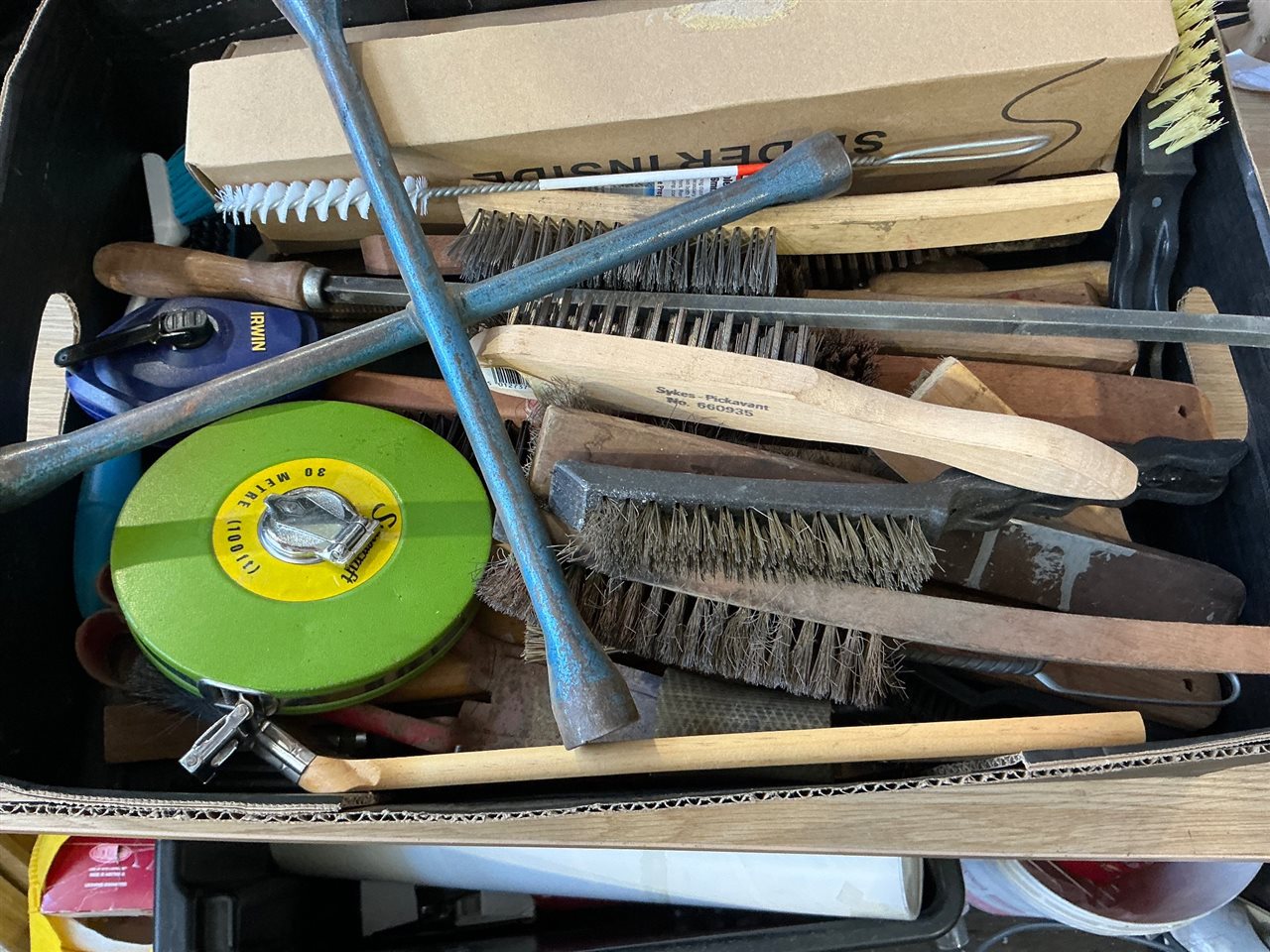 Box of Wire Brushes