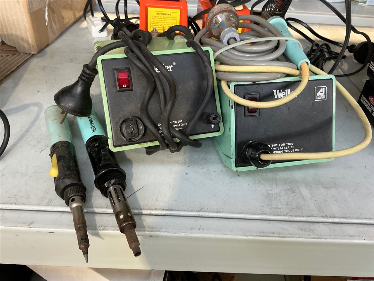 Weller Soldering Stations -Quantity of 2 - Not Tested