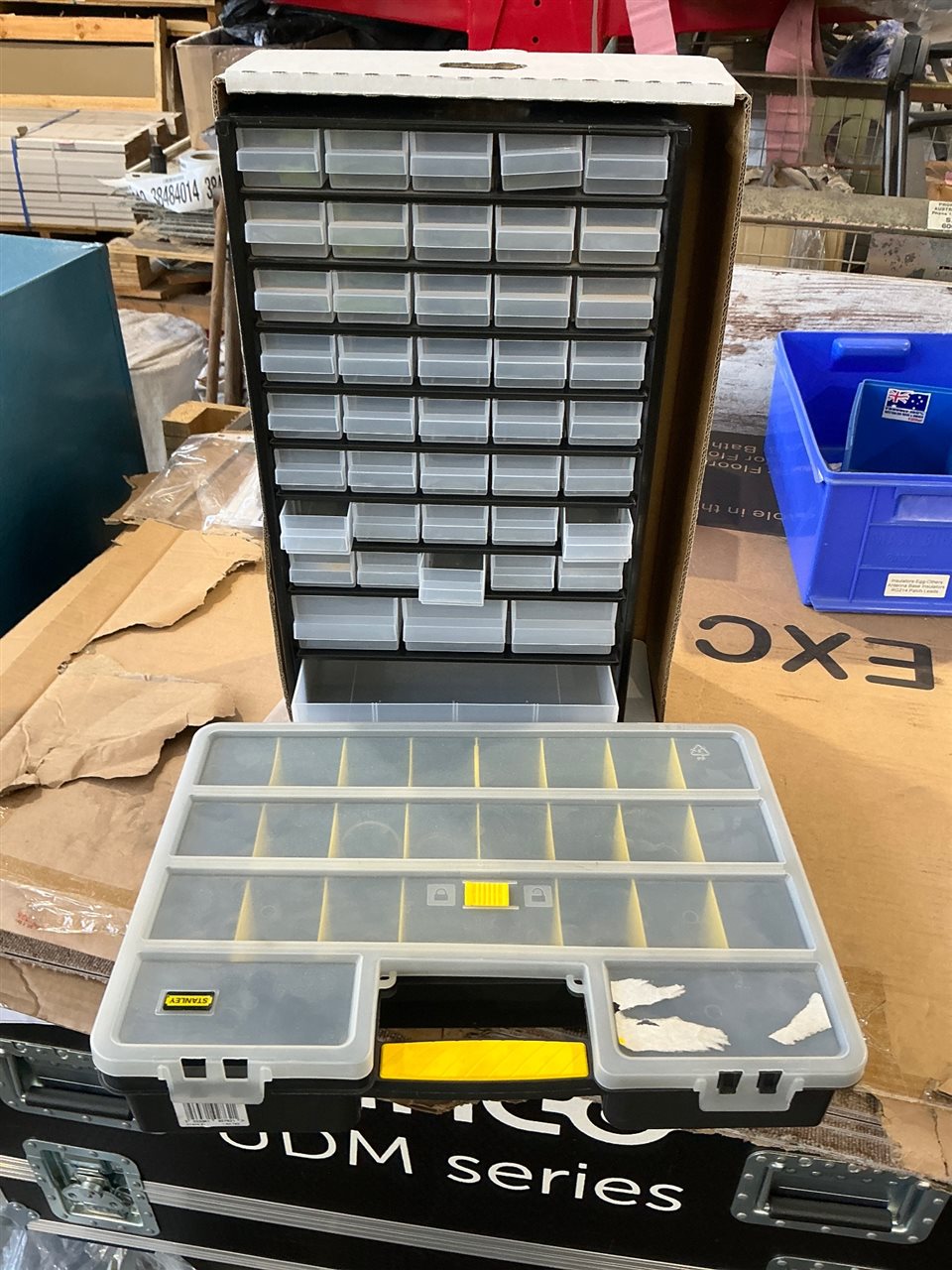 Parts Drawer and Stanley Carry Box