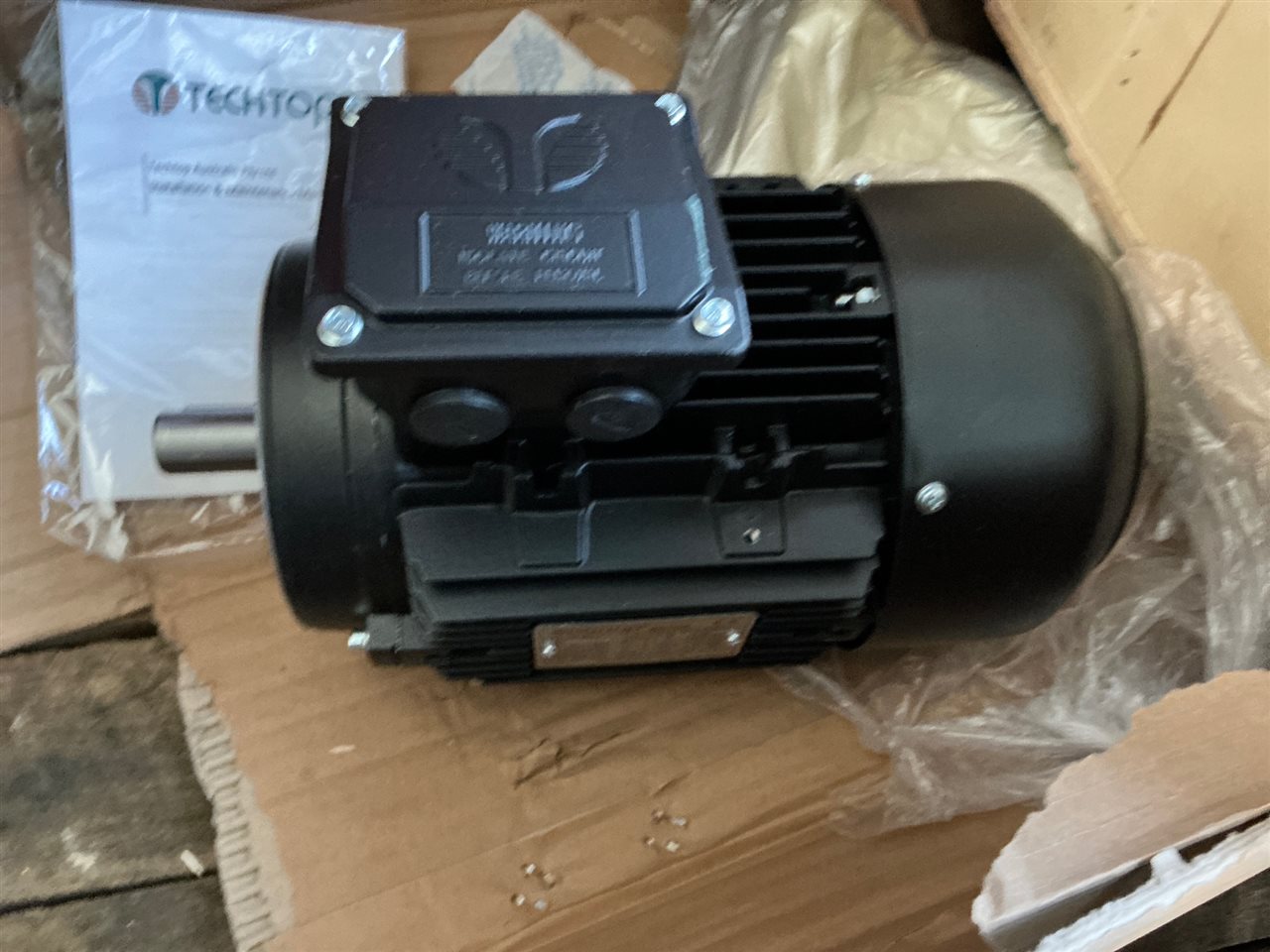 Electric Three Phase Motor - Techtop - 1.5 kw -1445 rpm. New