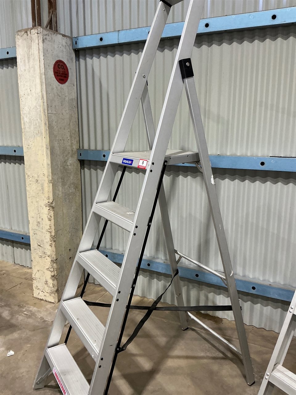 Platform Ladder Approx 1520mm Overall Height Approx 2410 (Located At Wingfield)
