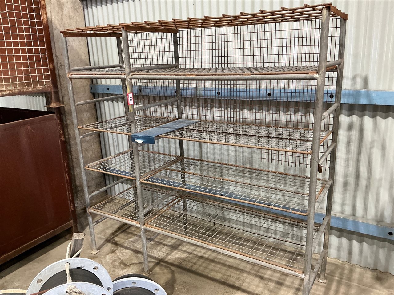 Steel Rack 1800mm W x 580mm D x 1850mm H (Located At Wingfield)