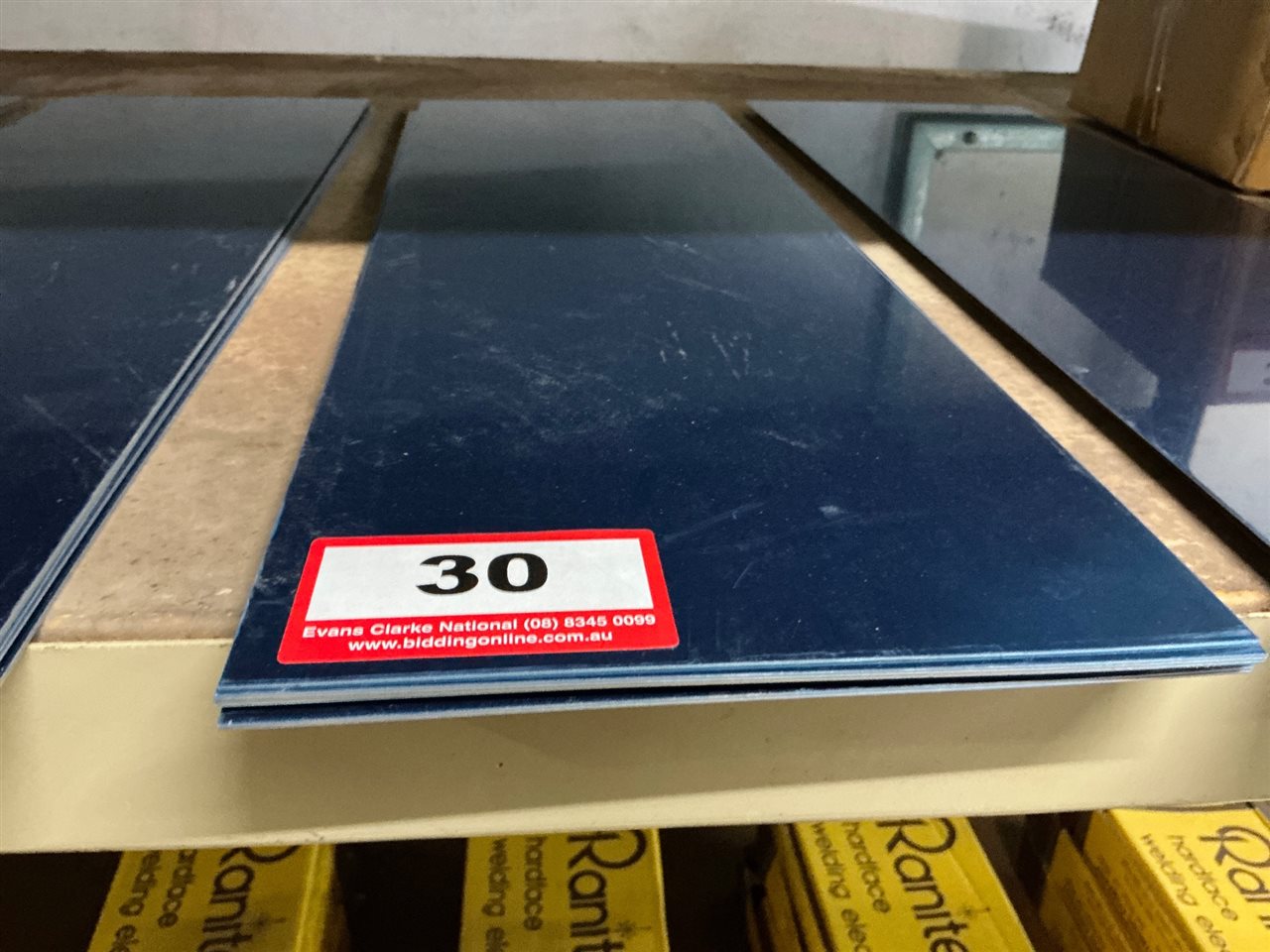Stainless Steel Sheets x 10, 640mm L x 200mm W x 0.6mm Thick (Located At Wingfield)