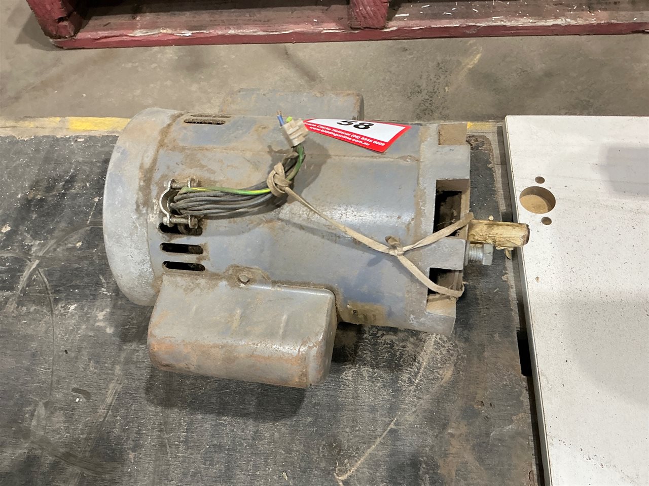 Single Phase Motor, Appears Unused (Located At Wingfield)