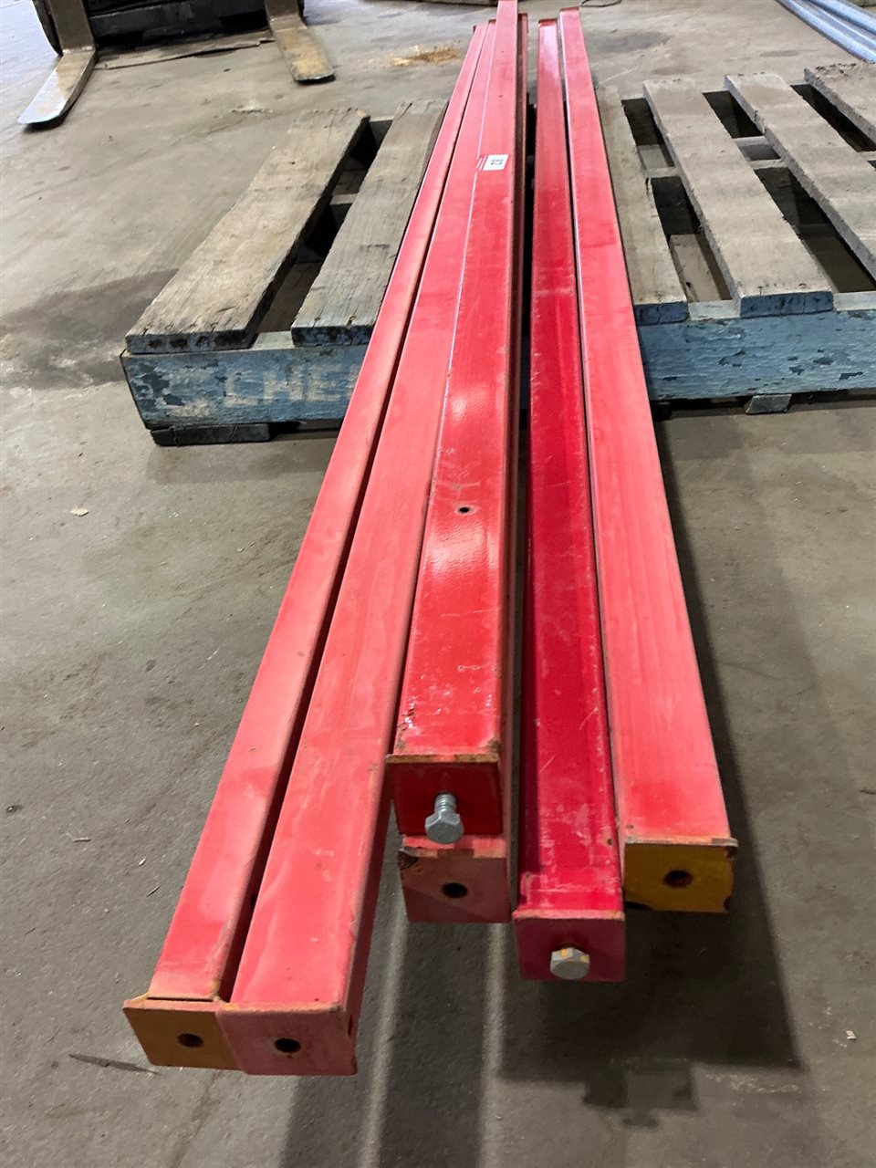 Pallet Racking Beams x 7, Extra Light Duty (Located At Wingfield)