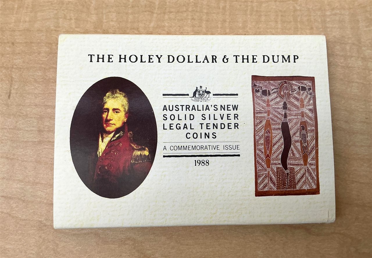 The Holey Dollar & The Dump Commemorative Coin Issue 1988