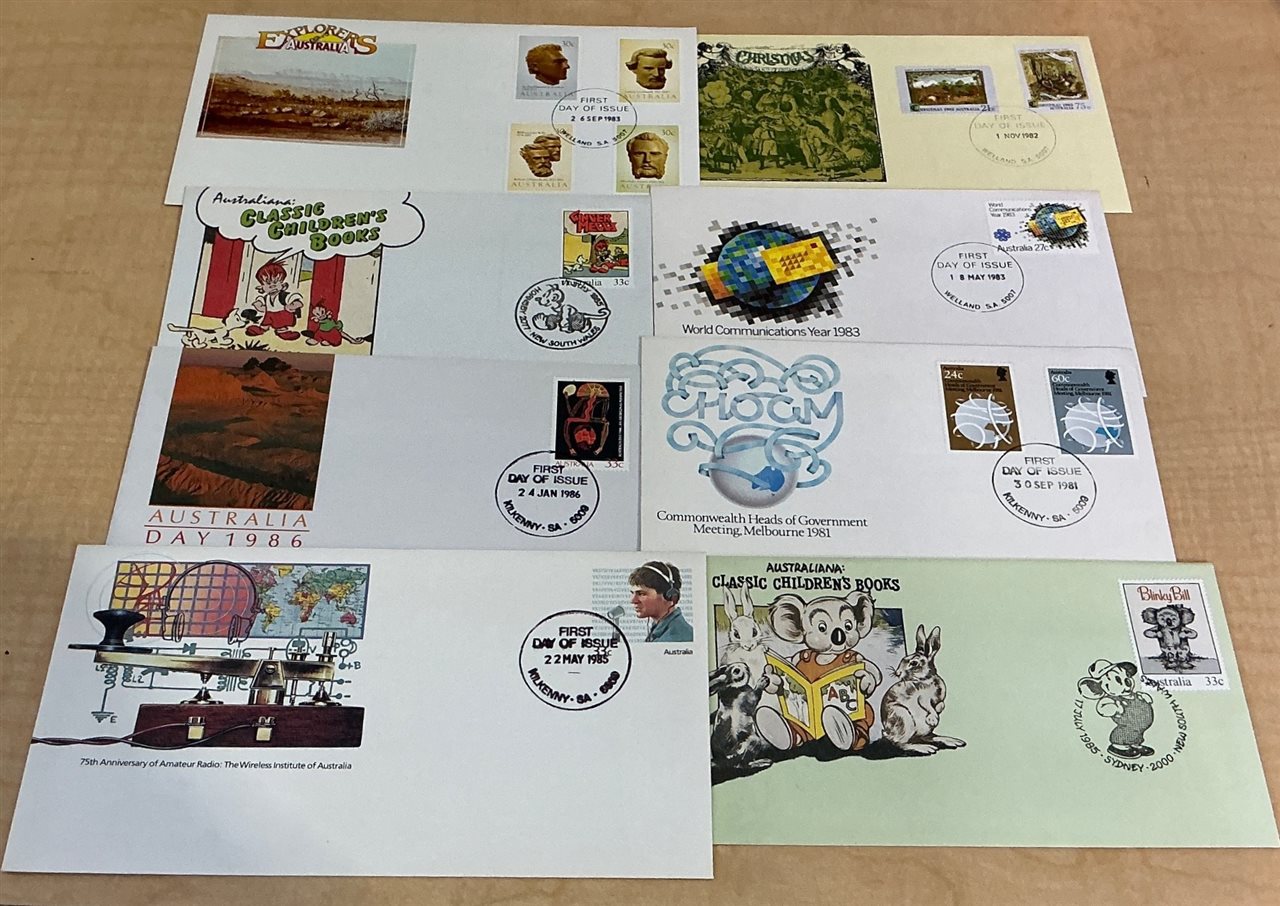 Australia Post First Day Envelopes – (X8)