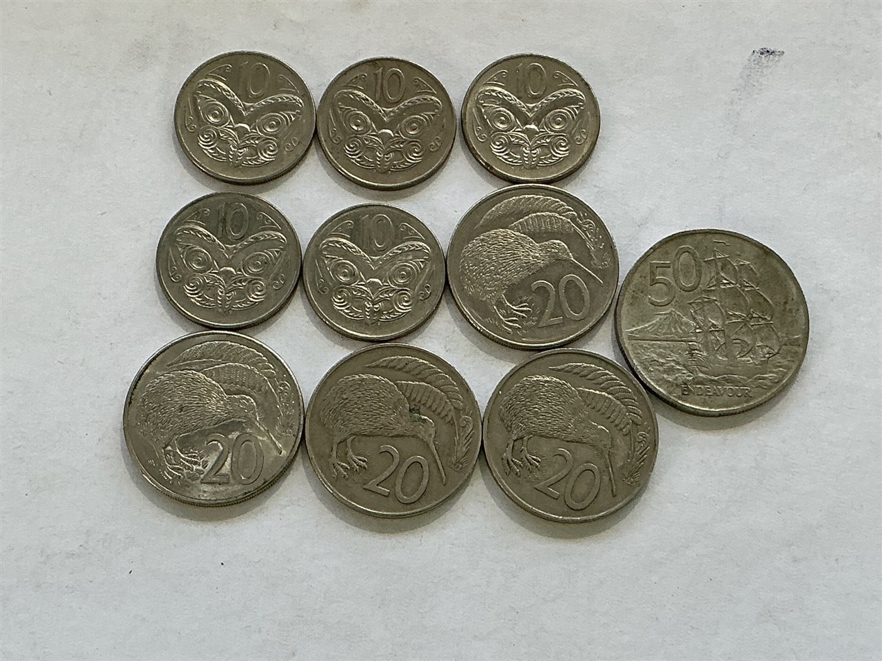 New Zealand Coins – Quantity of 10