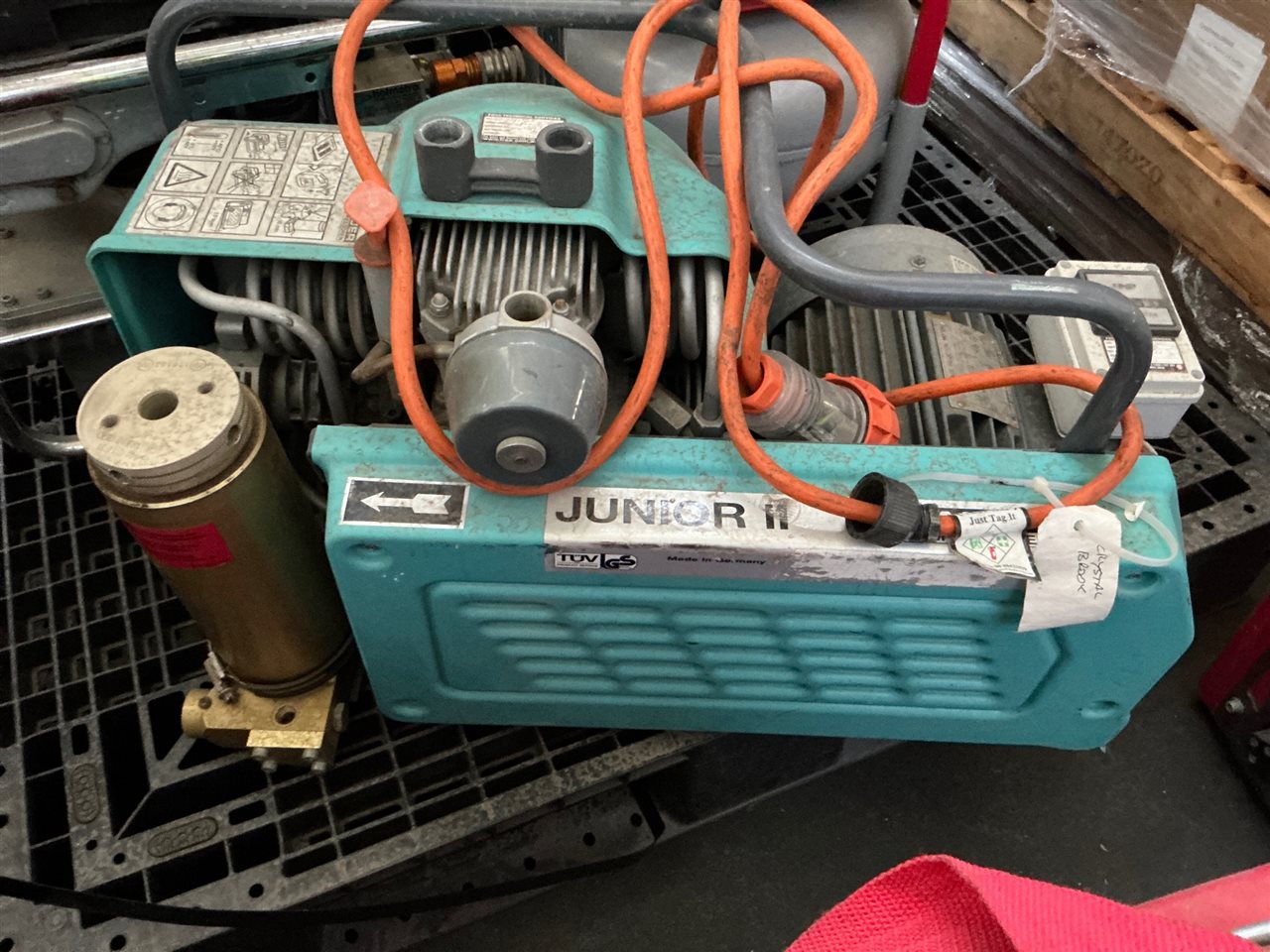 Bauer Compressor -Junior 2 - 3 Phase -415 volt - Not Tested - Sold As Is