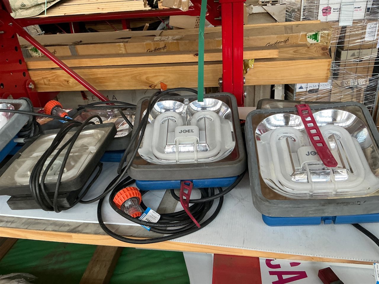 Work Site Lights - 300 mm - Quantity of 8 -240 Volt