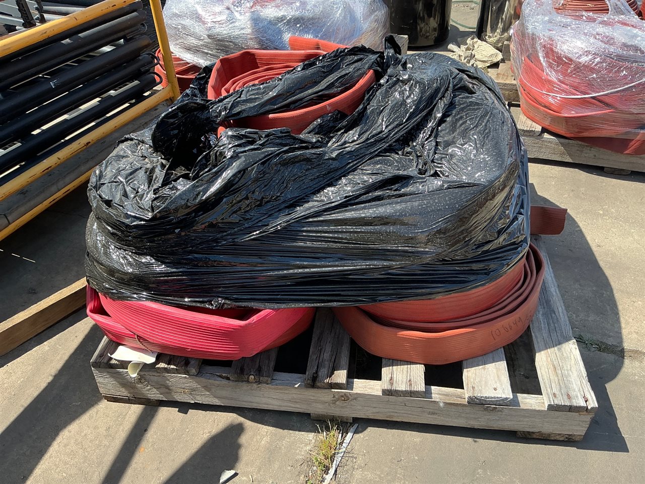 Pallet of Lay Flat Fire Hose, - No Fittings